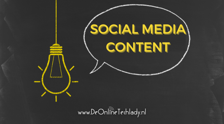 Blogs zijn content voor je socials